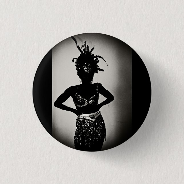 Badge Rond 2,50 Cm le carnaval est un b*** (Devant)