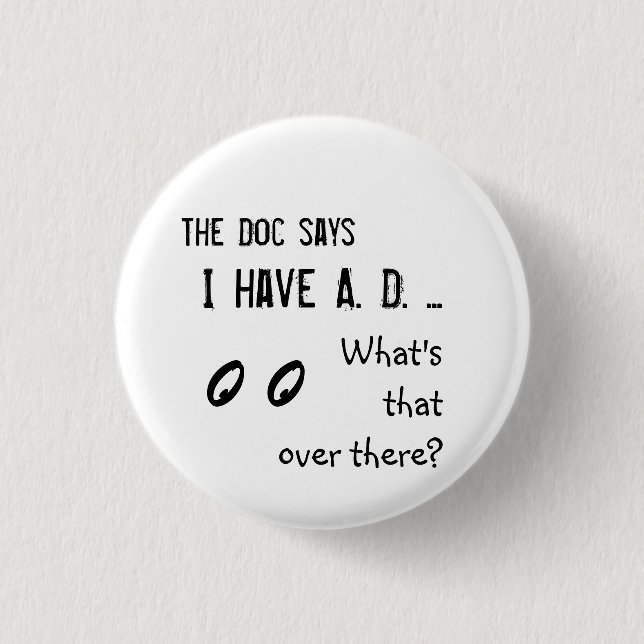 Badge Rond 2,50 Cm Le Doc. indique (Devant)