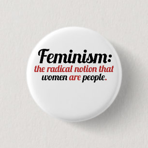 Badge Rond 2,50 Cm Le féminisme défini