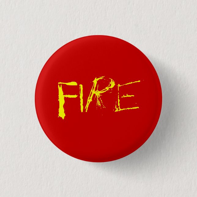 Badge Rond 2,50 Cm Le feu (Devant)