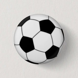 Badge Rond 2,50 Cm Le football Pin-sur le bouton