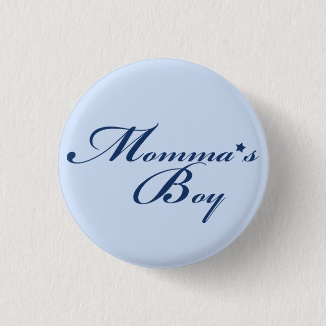 Badge Rond 2,50 Cm Le garçon de Momma (Devant)