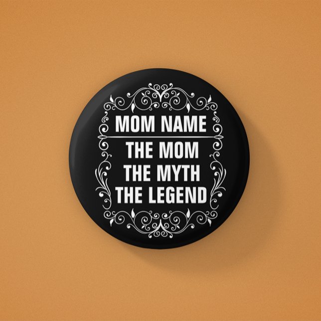 Badge Rond 2,50 Cm Le jour de mère heureux de maman (Créateur téléchargé)