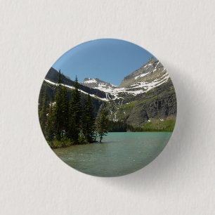 Badge Rond 2,50 Cm Le lac Grinnell au parc national des Glaciers