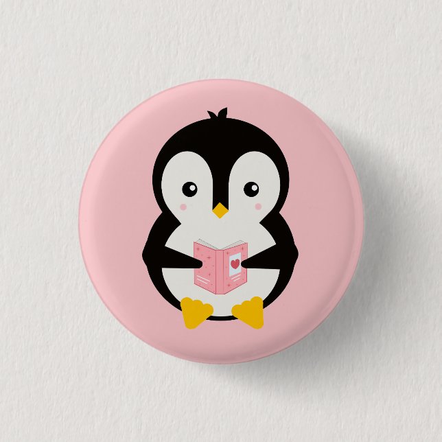 Badge Rond 2,50 Cm Le livre de mignonne enfant (Devant)