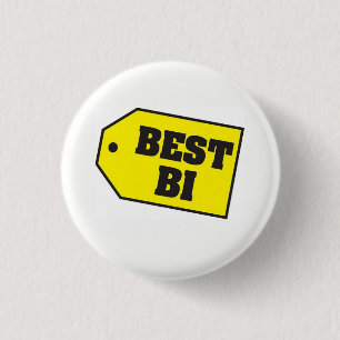 Badge Rond 2,50 Cm Le meilleur bouton de Bi