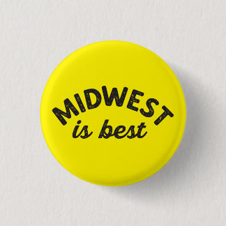 Badge Rond 2,50 Cm Le Midwest est le meilleur dans le monde