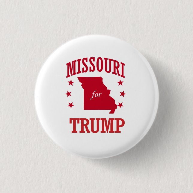 BADGE ROND 2,50 CM LE MISSOURI POUR DONALD TRUMP (Devant)