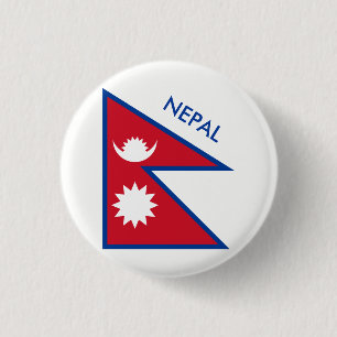 Badge Rond 2,50 Cm le Népal