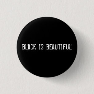 Badge Rond 2,50 Cm le noir est beau