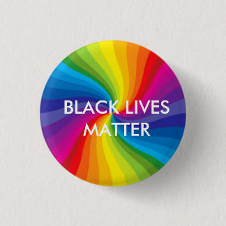 Badge Rond 2,50 Cm Le noir vit Matter/LGBTQ