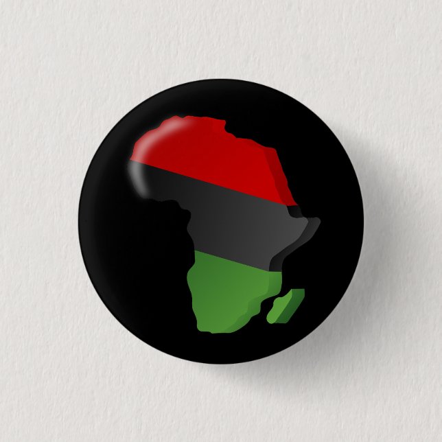 Badge Rond 2,50 Cm Le panafricanisme en Afrique - Bouton (Devant)