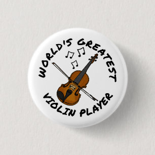Badge Rond 2,50 Cm Le plus grand violon du monde, violoniste drôle