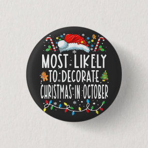 Badge Rond 2,50 Cm Le plus susceptible de décorer Noël en octobre