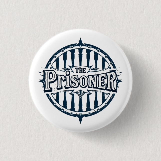 Badge Rond 2,50 Cm Le prisonnier (Devant)
