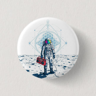 Badge Rond 2,50 Cm Le psychonaut