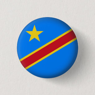 Badge Rond 2,50 Cm Le République démocratique du Congo rond