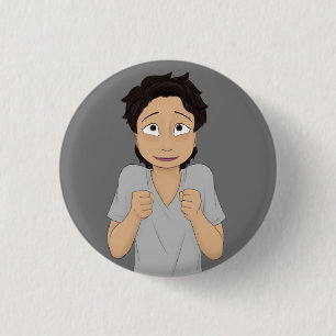 Badge Rond 2,50 Cm Le sujet avant qu'elle obtienne lui le coeur