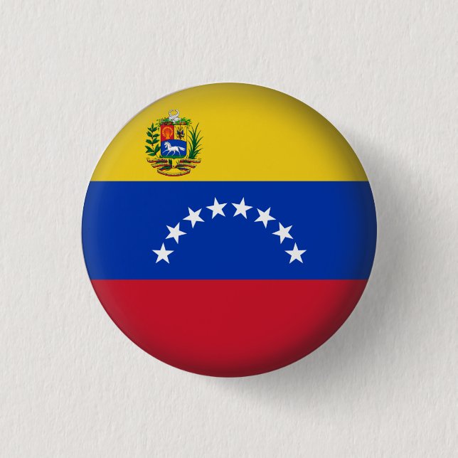 Badge Rond 2,50 Cm Le Venezuela rond (Devant)