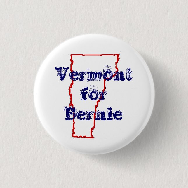Badge Rond 2,50 Cm Le Vermont pour Bernie (Devant)