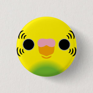 Badge Rond 2,50 Cm Le visage d'un camarade de pieds récessifs