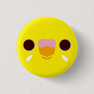 Badge Rond 2,50 Cm Le visage d'une bougie de lutino