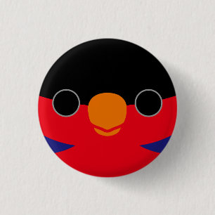 Badge Rond 2,50 Cm Le visage d'une gloire noire