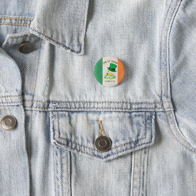 Badge Rond 2,50 Cm Le vol chanceux de Shoemaker (En situation)