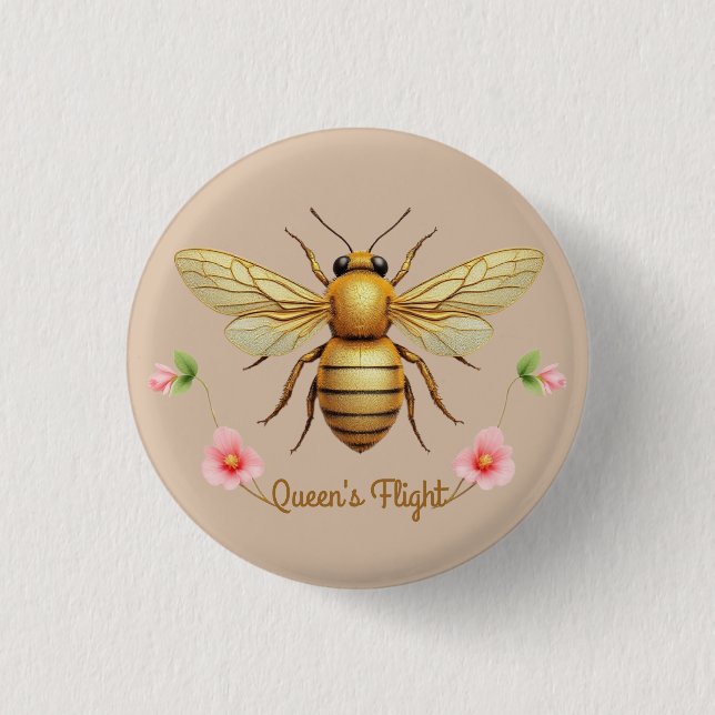 Badge Rond 2,50 Cm Le vol de la reine (Devant)