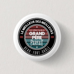 Badge Rond 2,50 Cm Le vrai grand père