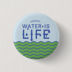 Badge Rond 2,50 Cm L'eau est la vie