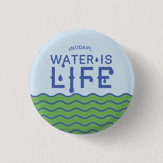 Badge Rond 2,50 Cm L'eau est la vie