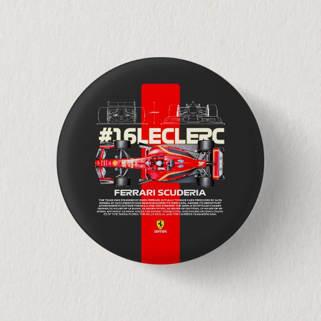 Badge Rond 2,50 Cm Leclerc16 (Devant)