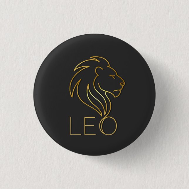BADGE ROND 2,50 CM LÉO (Devant)