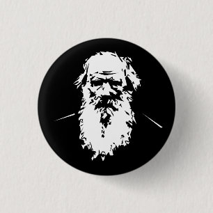Badge Rond 2,50 Cm Léon Tolstoï - portrait