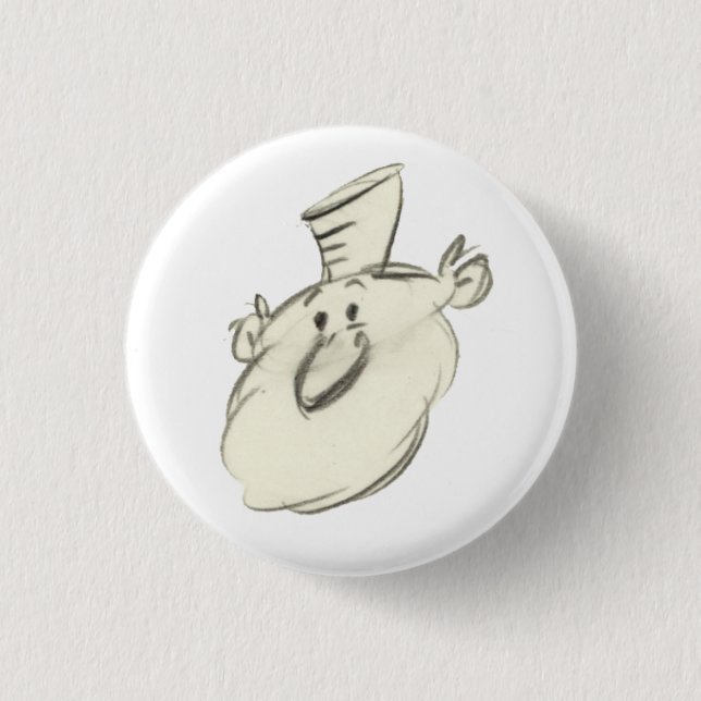 Badge Rond 2,50 Cm Leonardo - bouton petit (Devant)