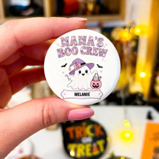Badge Rond 2,50 Cm L'équipe fantôme de Nana 1 Nom du petit-enfant Hal