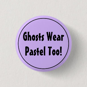 Badge Rond 2,50 Cm Les Fantômes Portent Aussi Le Pastel ! Pastel Goth