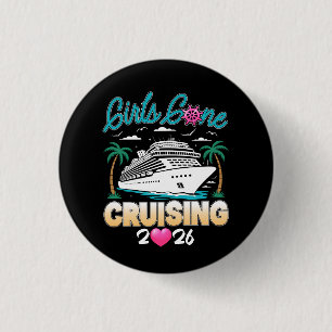 Badge Rond 2,50 Cm Les filles en croisière 2026 Amies assorties Crois