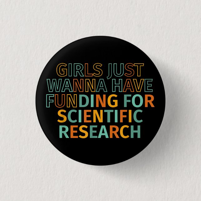 Badge Rond 2,50 Cm Les Filles Voulaient Juste Avoir Un Financement Po (Devant)