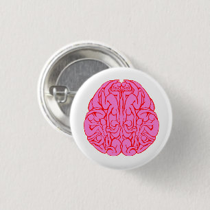 Badge Rond 2,50 Cm Les gens dans mon cerveau
