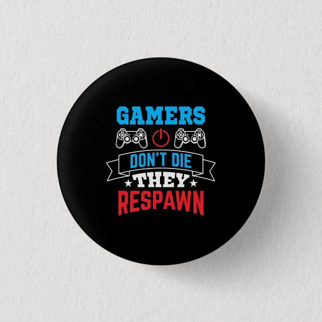 Badge Rond 2,50 Cm Les joueurs qu'ils respectent (Devant)