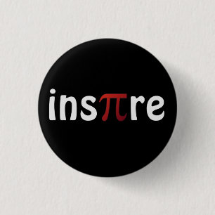 Badge Rond 2,50 Cm Les maths de motivation inspirent le Pin de pi