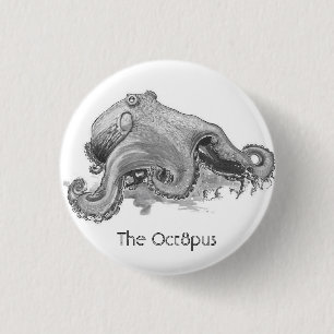 Badge Rond 2,50 Cm Les Oct8pus - Couverture de PE de trépied