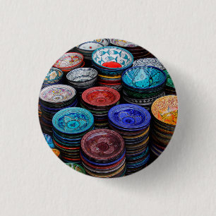 Badge Rond 2,50 Cm Les Plaques Marocaines Au Marché