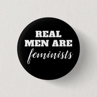 Badge Rond 2,50 Cm Les vrais hommes sont féministes