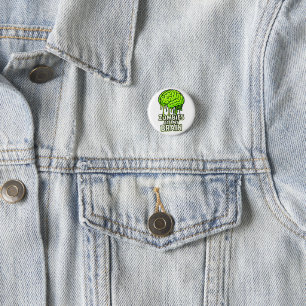 Badge Rond 2,50 Cm "Les Zombies Ont Mangé Mon Cerveau" Drôle d'Hallow