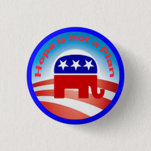 Badge Rond 2,50 Cm L'espoir n'est pas un bouton de plan