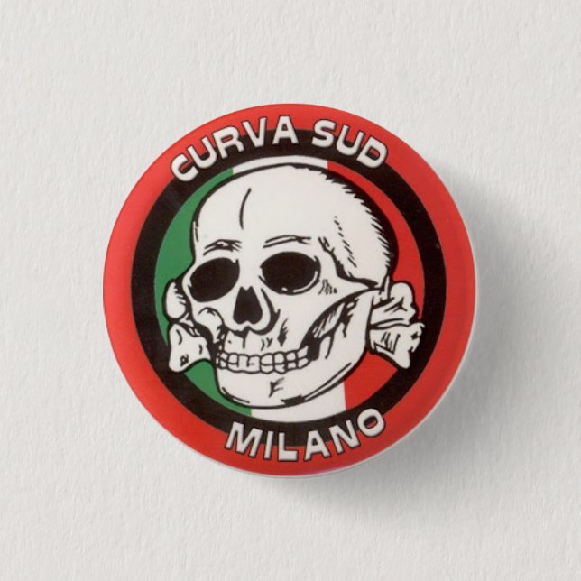 Badge Rond 2,50 Cm Lessive de Curva - Milan - Italie (Devant)