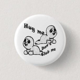 Badge Rond 2,50 Cm L'étreinte, ne matraquent pas le bouton